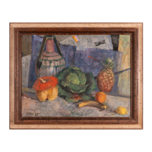 DIPINTO TEMPERA SU TELA - FIRMATO "FEBO 75"