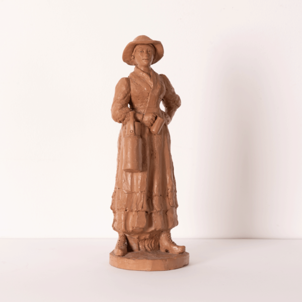 SCULTURA IN TERRACOTTA - FIRMATA "LAZZARI" - EPOCA 900 - immagine 2